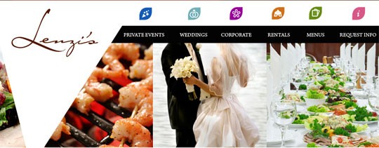 Lenzi's Catering Website