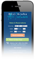 Divi Aruba mobile site